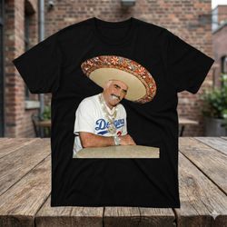Vicente Fernández dodgers jersey gold chain and grill Tshirts i