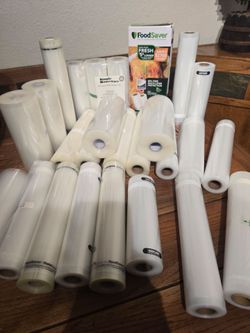 Large Lot of Vacuum Sealer Rolls
