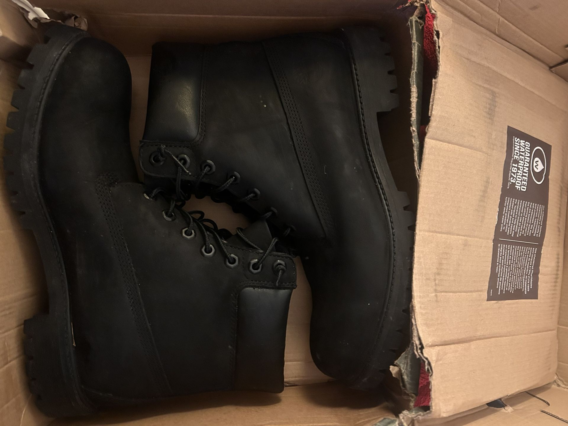 Black Timberland Boots