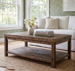 Brand new solid wood coffee table