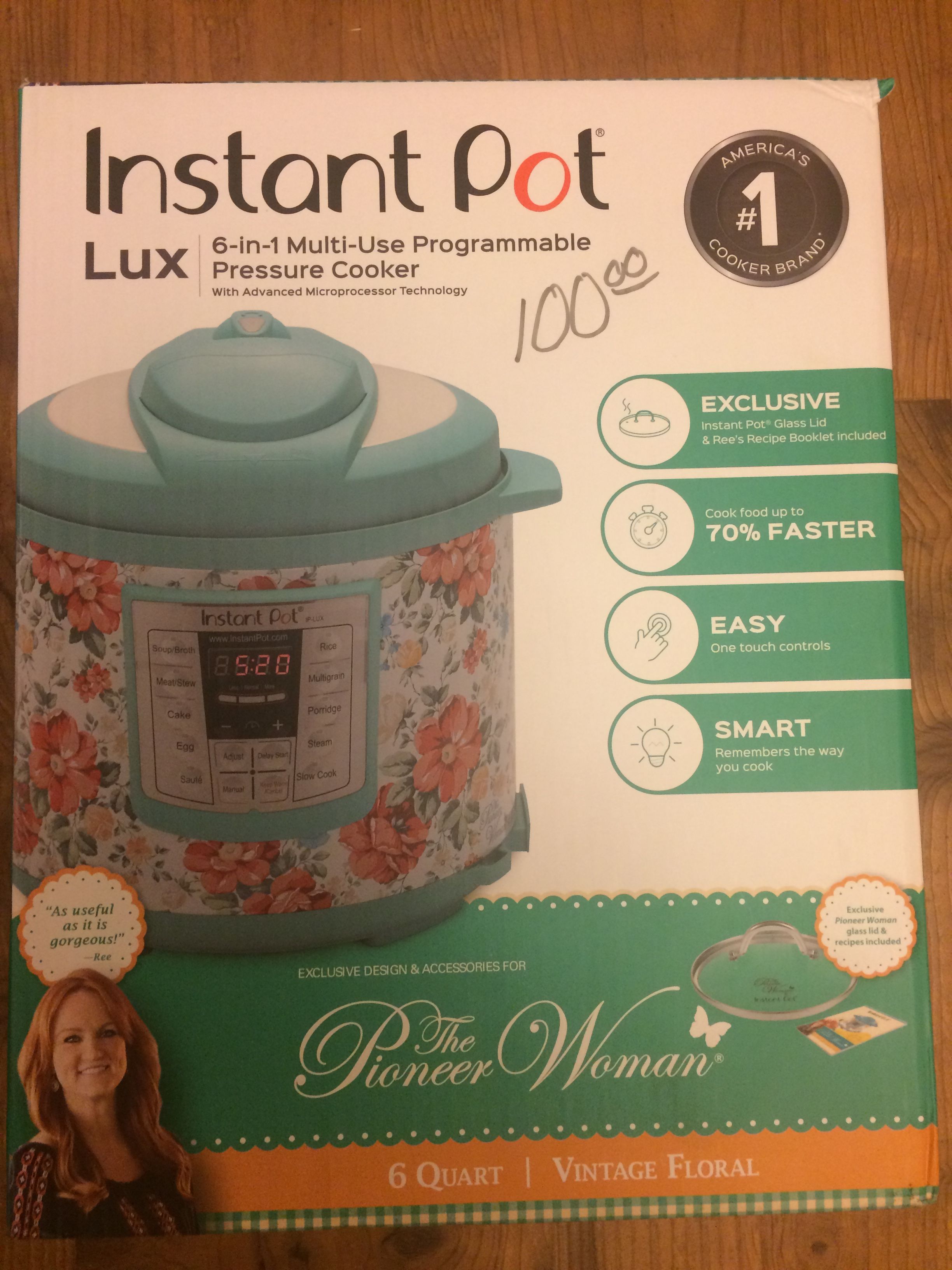 Instant Pot Pioneer Woman LUX60 Vintage Floral Qt in Multi