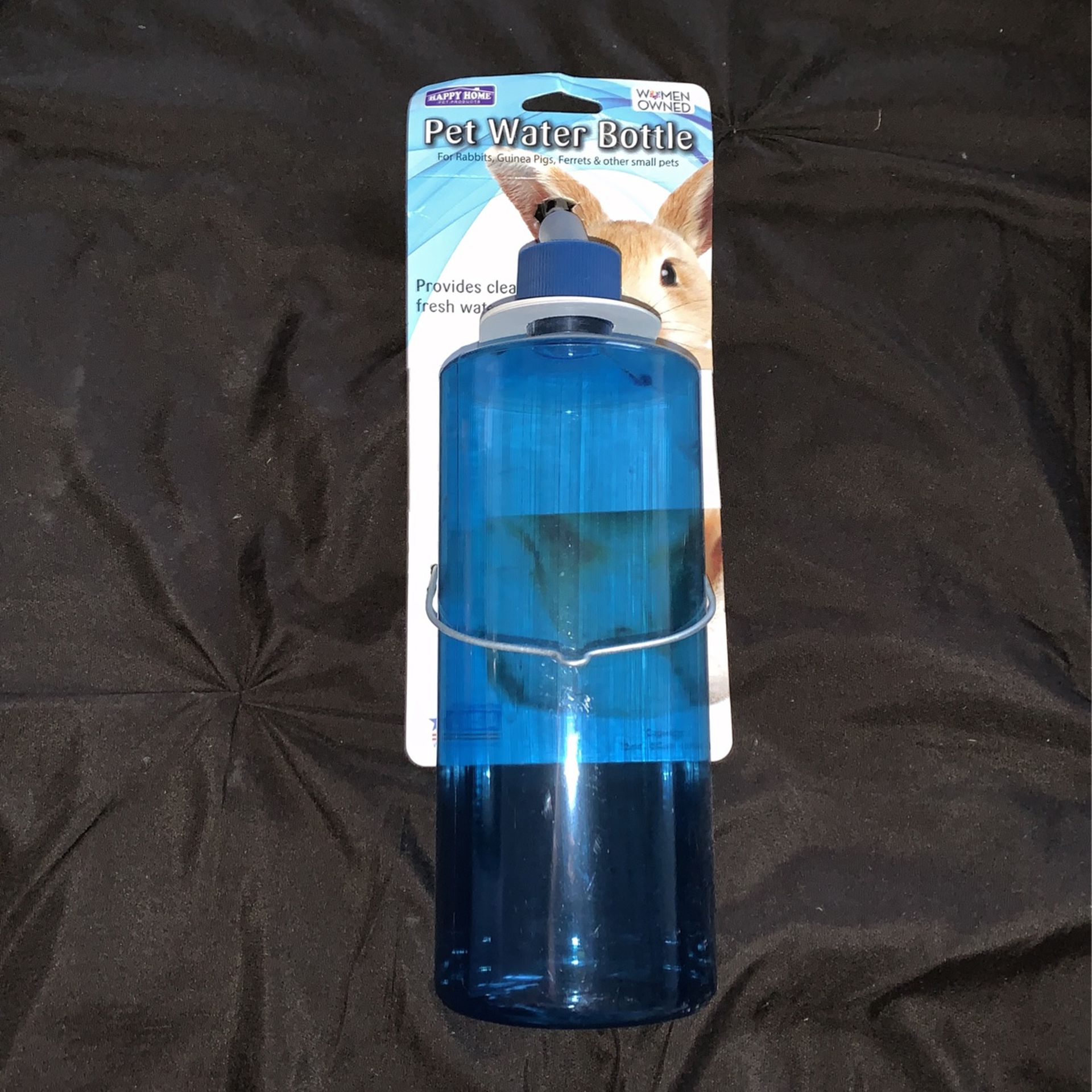 Happy Home Pet Water Bottle for Small Animals, Blue