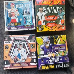 2024-25 NFL Mega Box Bundle – Unopened Boxes + Hits!