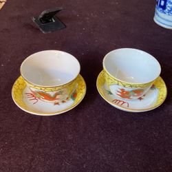 Dragon Cup & Plate