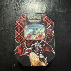 Pokemon TCG Scarlet & Violet Paldean Fates Charizard ex Tin