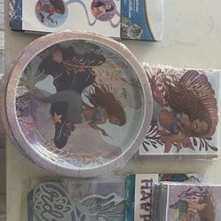 Little mermaid party supplies