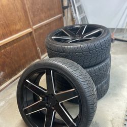 Verde Invictus Car Rims 24 Inch With Tires