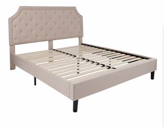 King Bed Frame – Brand New in Box | 2 Colors Available