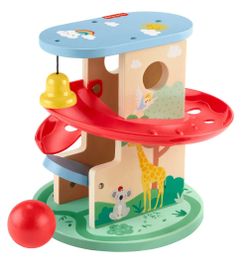 Fisher Price- Wooden Treehouse Ball Run Baby And Toddler Toy