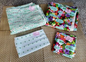 Girl Scout fabric, over 8 yards!