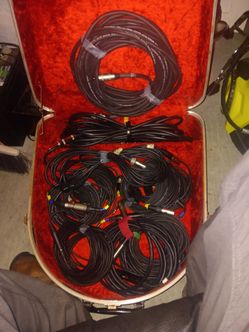 Assorted Band Cords(ie guitar, microphone,  speaker,  etc.)