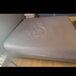 Queen Nectar Matress And Wood Slated Base