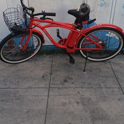 Electric Bike Works Well Comes With Charger And Extra Innertube Ready To Amd Ride.. Todo Le Trabaja Viene Completo Con Cargador 