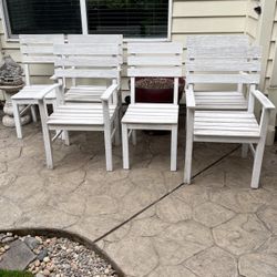 Outdoor Dining Chairs (4)