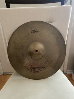 2 Sabian Hand Hammered Sound Control Purple Logo Crash And Hihat Pair!