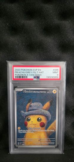 Pikachu Van Gogh psa 9