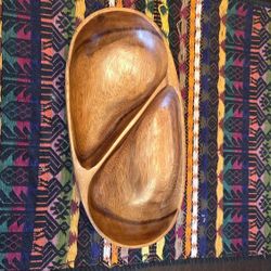 MCM Wooden Dish And Catch All 