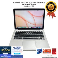 MacBook Pro "Core i5" 2.7 13" Early 2015, 8GB, 128GB "H91388"