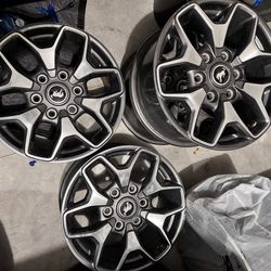 2021-2026 Ford Bronco Badlands 17" Wheels Factory 17X8 +55mm offset