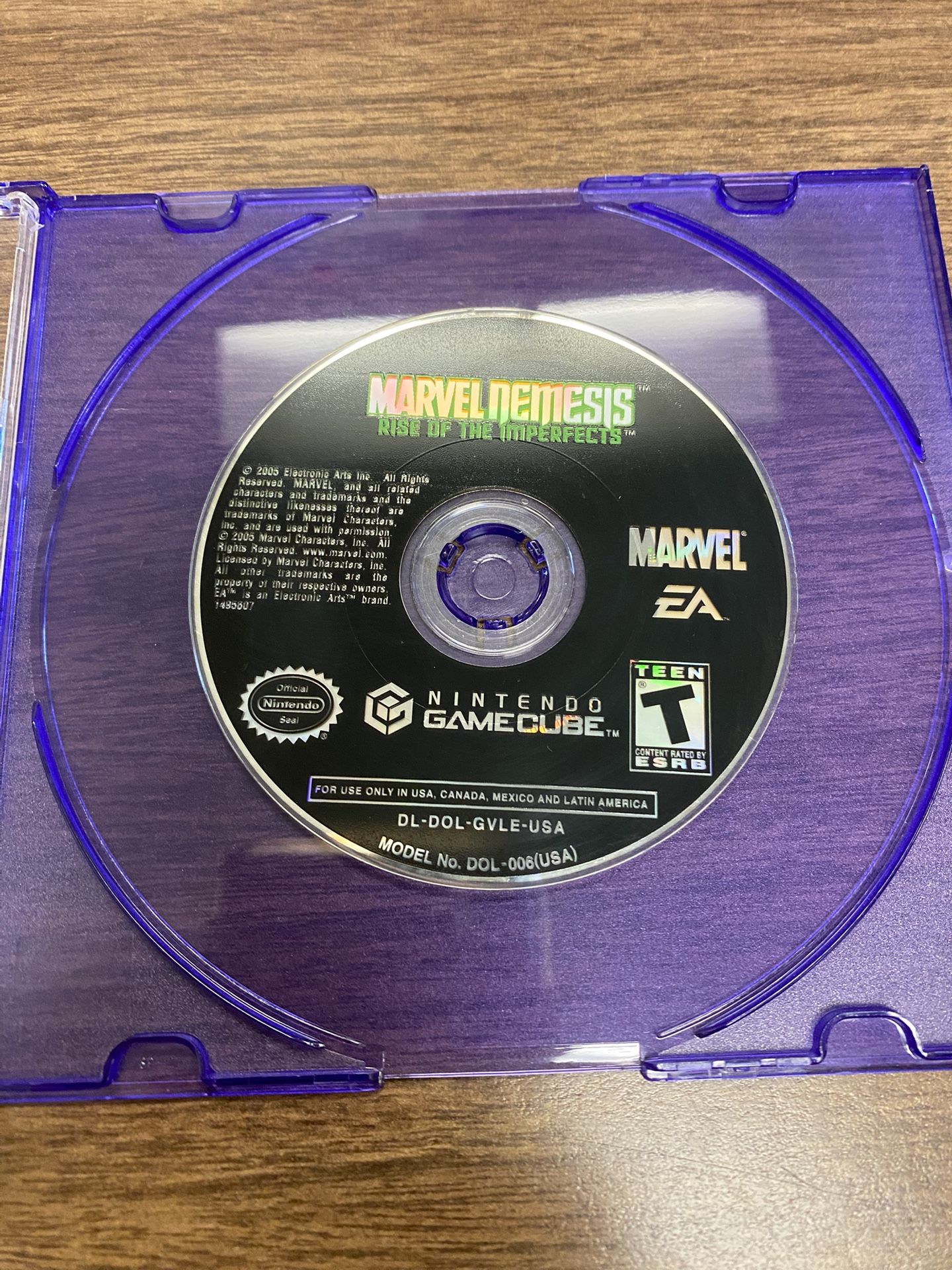Marvel Nemesis Rise Of The Imperfects For Nintendo GameCube (Tested And Works Great)