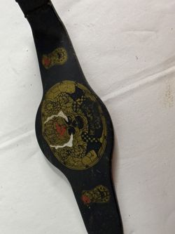 Stone Cold Steve Austin Smoking Skull Belt Action Figure  Belt Wwf Wwe Wrestler