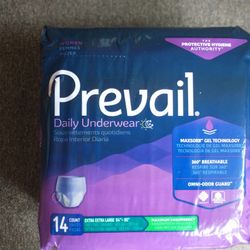 Prevail Woman's XXL Underwear (New) 4 Pkgs