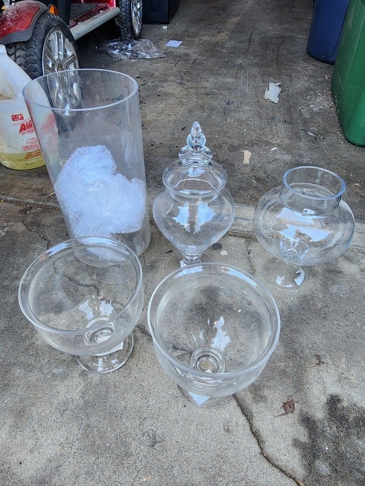 Glass Candy Jars