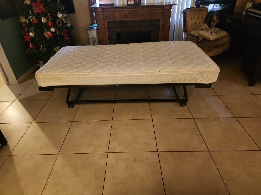 Pop Up Trundell Bed And New Matress