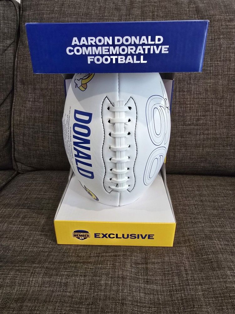 Rams 2024 Season Ticket Holder AARON DONALD FOOTBALL Box $70