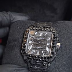 Cartier Santos Iced Out
