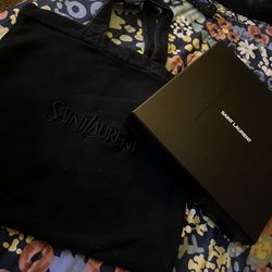 Saint Laurent Tote bag In Fleece 