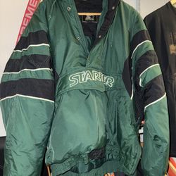 Starter XL Vintage Puffer Jacket 