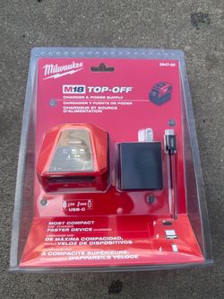 Milwaukee M18 Top-Off Charger & Power Supply $80