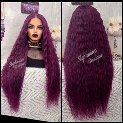 Human Hair Blended Lace Front Wig 