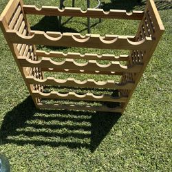Wood Wine Rack 