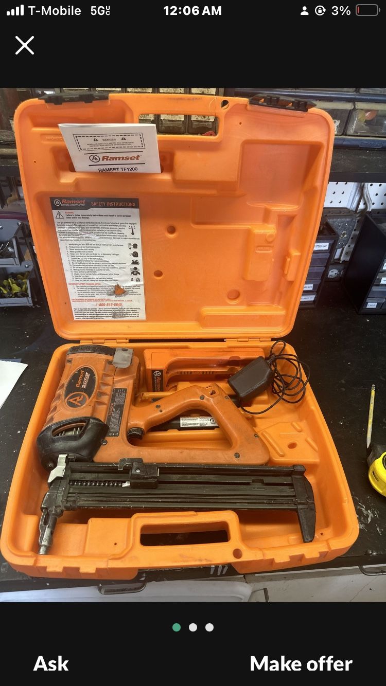 (3) Ramset Nail Gun Used Works Great! for Sale in El Cajon, CA