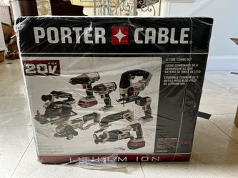 Porter Cable 7 Piece Tool Set Drill Saw