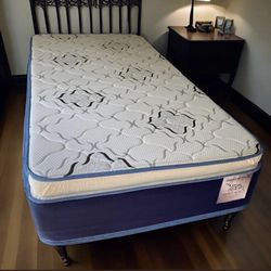 Twin Size Mattress 14” Inches Thick Pillow Top. Quality and Comfort,  Available All Sizes. New From Factory. Same Day Delivery