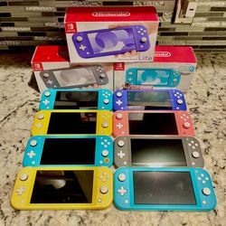 Nintendo Switch Lite Consoles From 100-140 Each Details Below