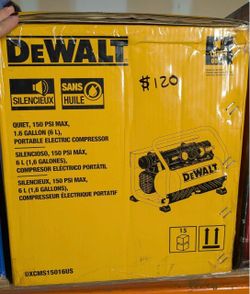 DeWalt 1.6 Gallon Quiet Electric Compressor