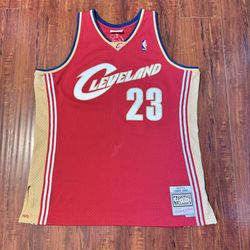 Lebron James Cleveland Cavaliers Mitchell Ness Swingman Jersey Sz XL Used Read! 