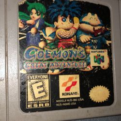 Goemons Nintendo 64 Game 