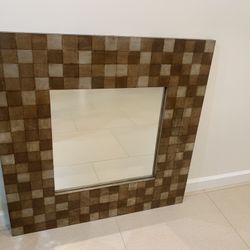 Pier 1 Checker Board Wall Mirror
