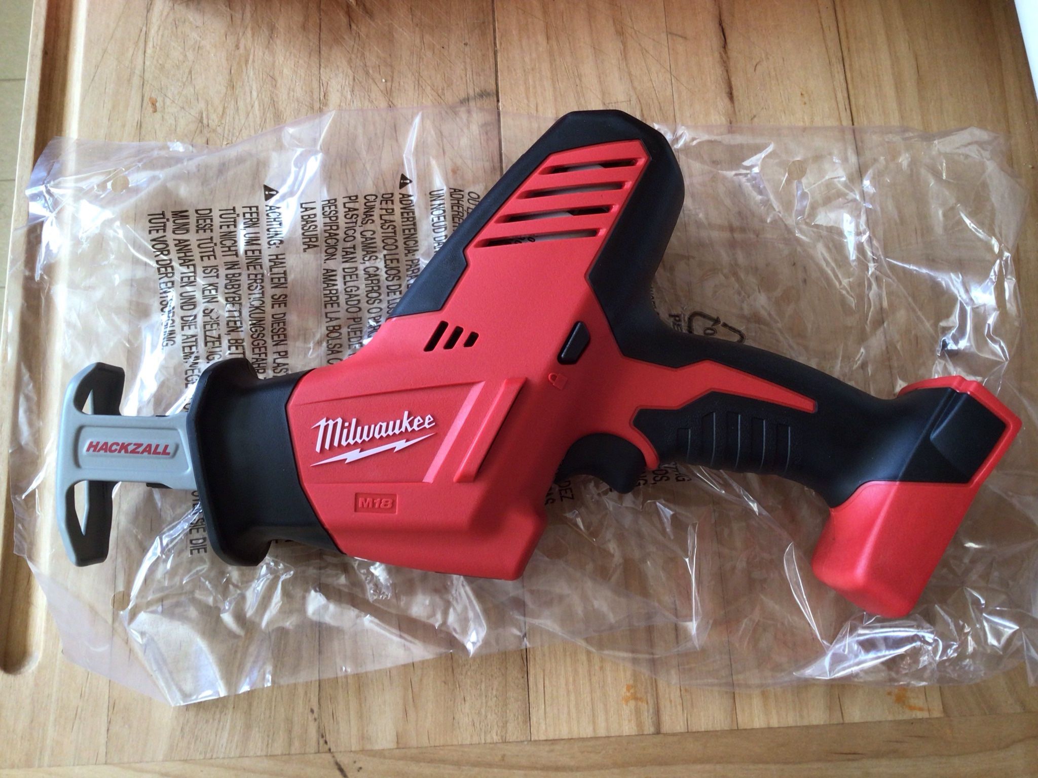 Milwaukee M18 Hackzall . Brand NEW . Tool Only. NUEVO.