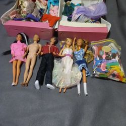 Vintage Barbie dolls