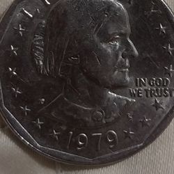 1979 1$ Dollar Error Around The Coin And Latter