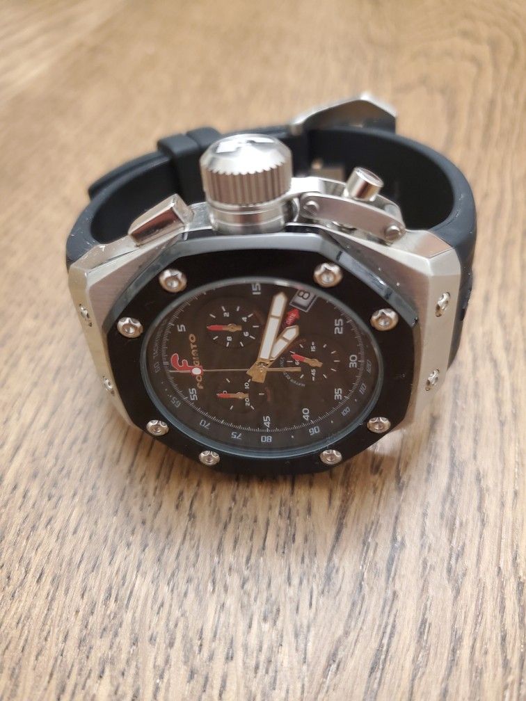 Forgiato Watch Silver/Black