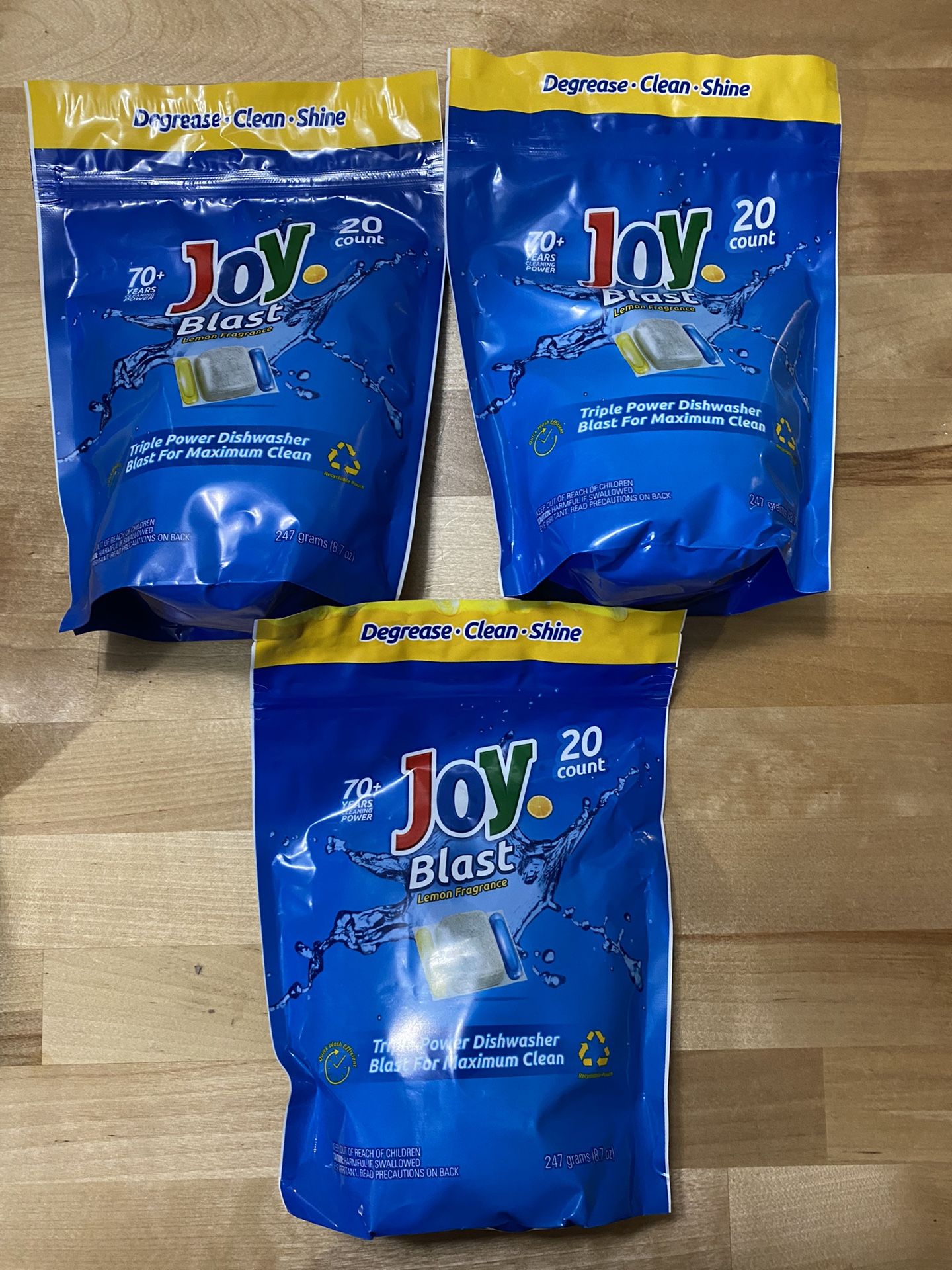 Joy dishwasher tabs