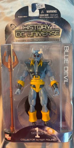 Dc direct history of the dc universe Blue Devil action figure
