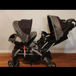 BABY TREND DOUBLE STROLLER SEAT AND STAND 
